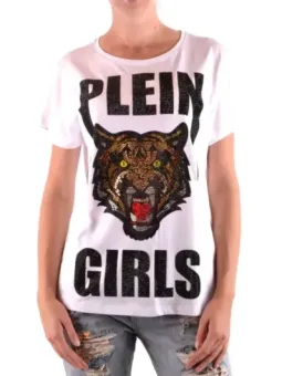 Leihen Sie Philipp Plein Damen T-Shirt Weiß - Flex-Fashion