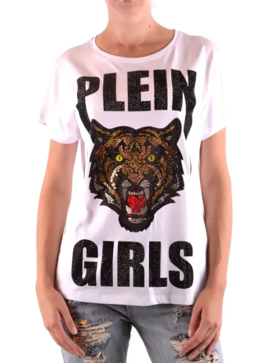 Philipp Plein Damen T-Shirt Weiß | online kaufen