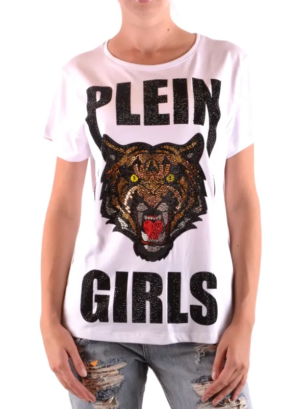 Philipp Plein Damen T-Shirt Weiß | online kaufen