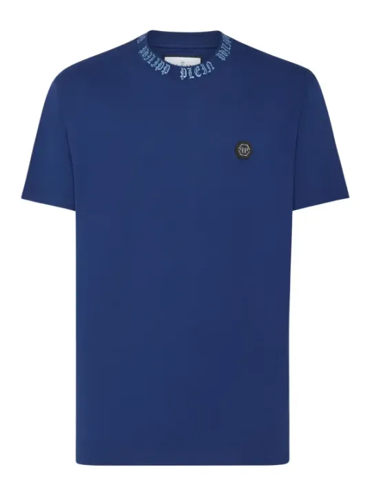 Philipp Plein Herren T-Shirt Blau | online kaufen