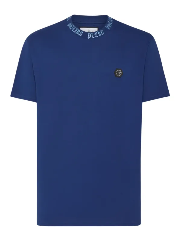 Philipp Plein Herren T-Shirt Blau | online kaufen