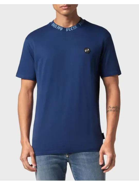 Philipp Plein Herren T-Shirt Blau | online kaufen