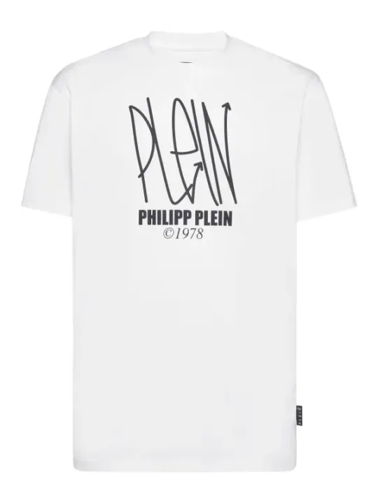 Philipp Plein Herren T-Shirt Weiß | online kaufen