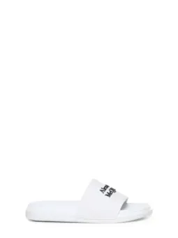 Alexander Mcqueen Herren Pantolette Weiß | online kaufen