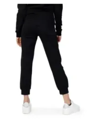 Schwarze Damen Sweatpants mit Bündchen