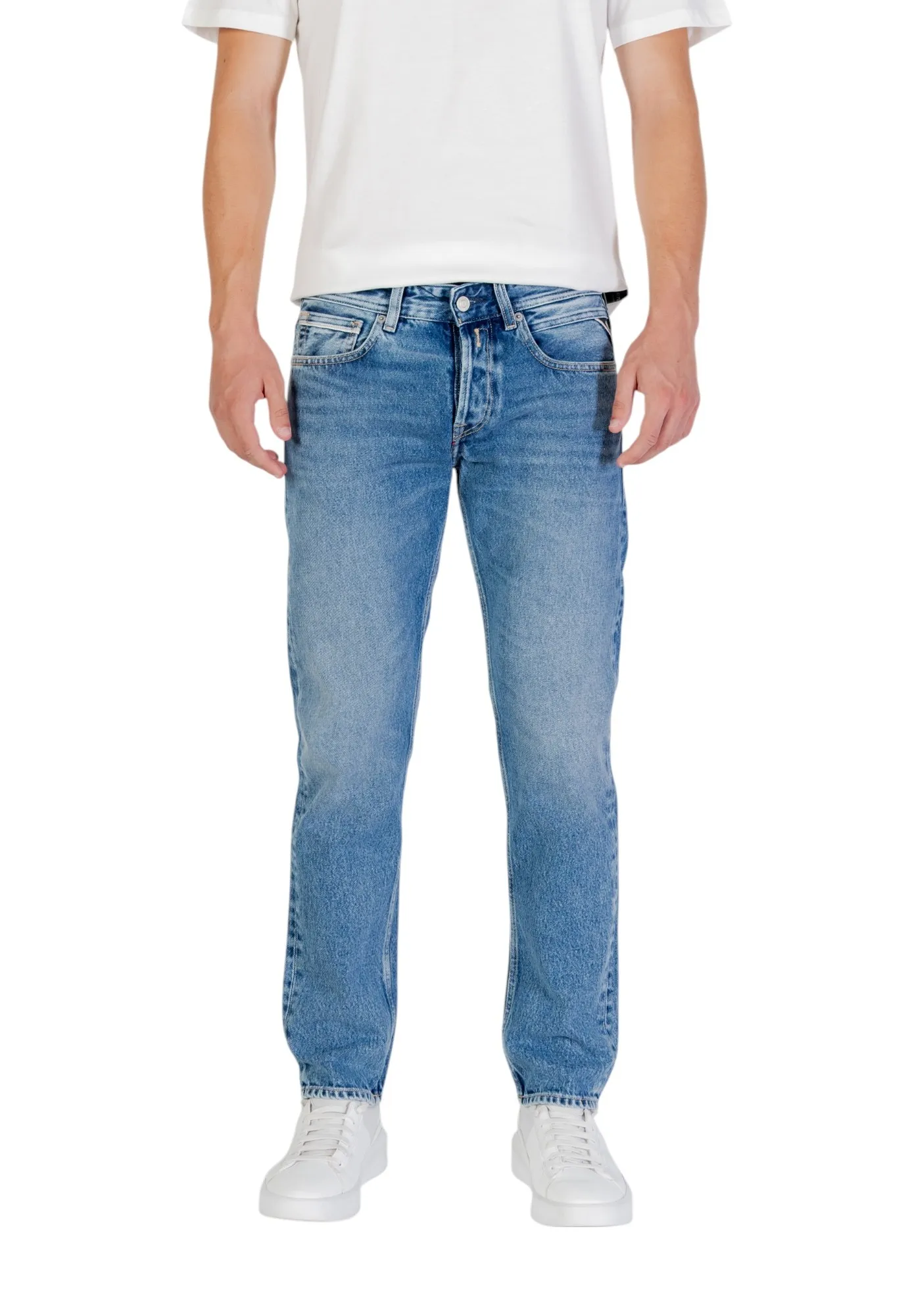 Replay Herren Jeans Azurblau 488791
