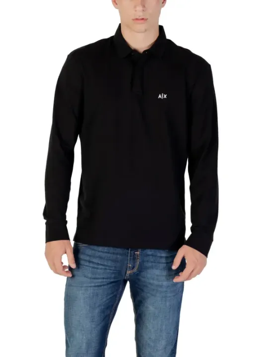 Armani Exchange Herren Polo Schwarz | online kaufen