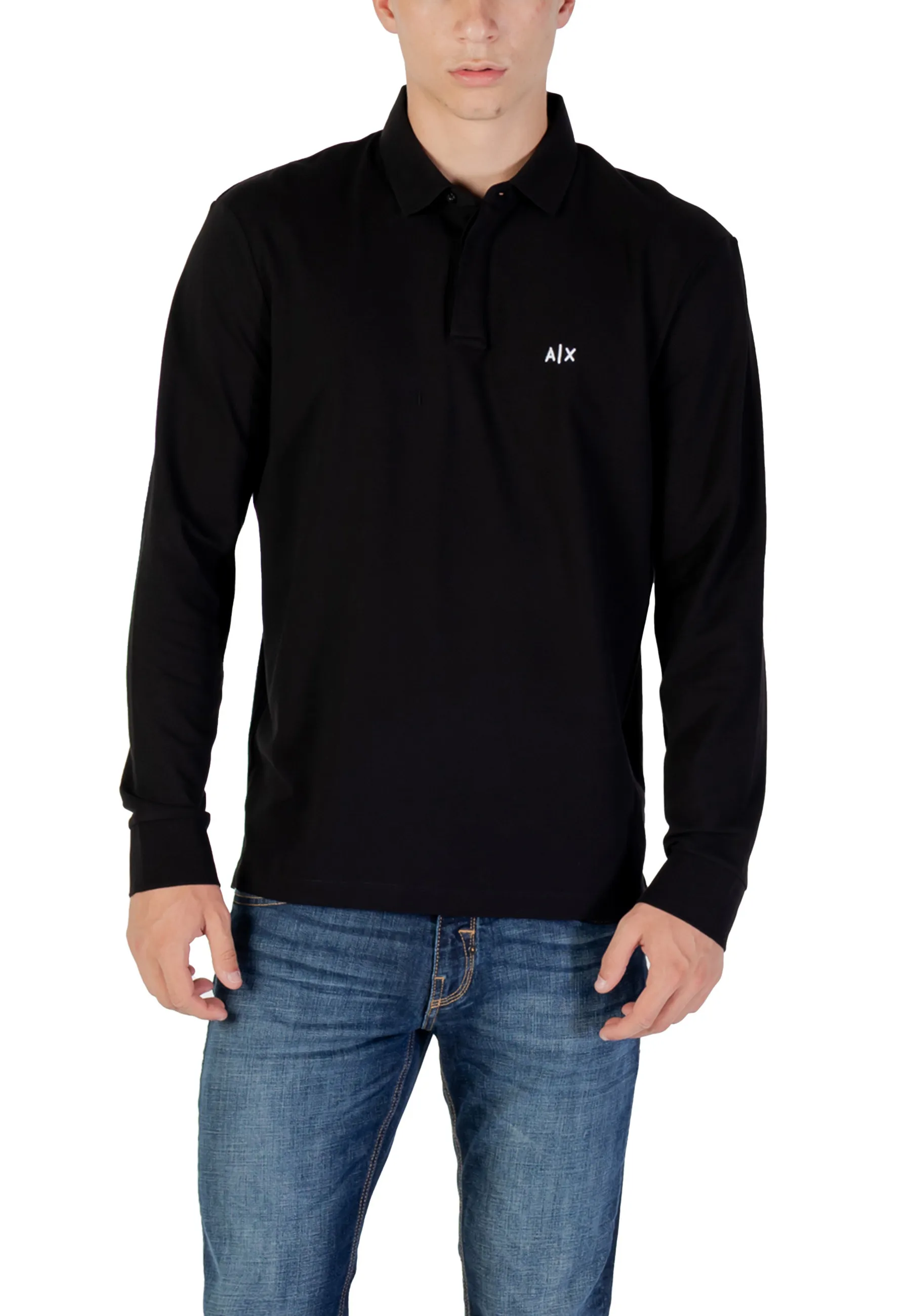 Herren Polo Schwarz 488698