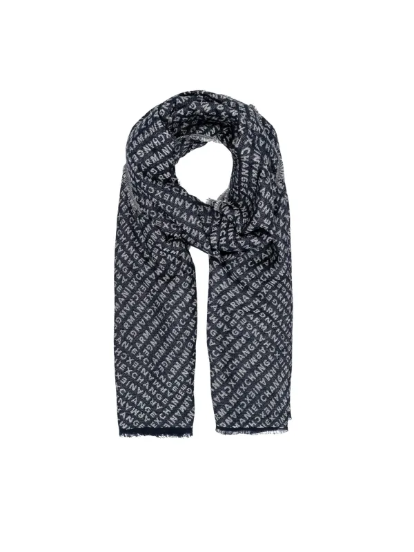 Armani Exchange Herren Schal Blau | online kaufen