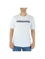 Weißes North Sails Segel T-Shirt