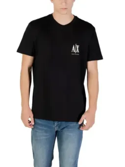 Armani Exchange Herren T-Shirt Schwarz mieten | Flex-Fashion