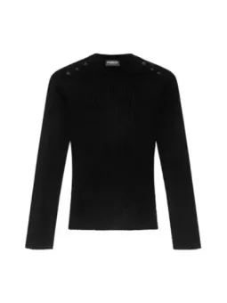 Dondup Damen Pullover Schwarz mieten - Flex-Fashion Verleih