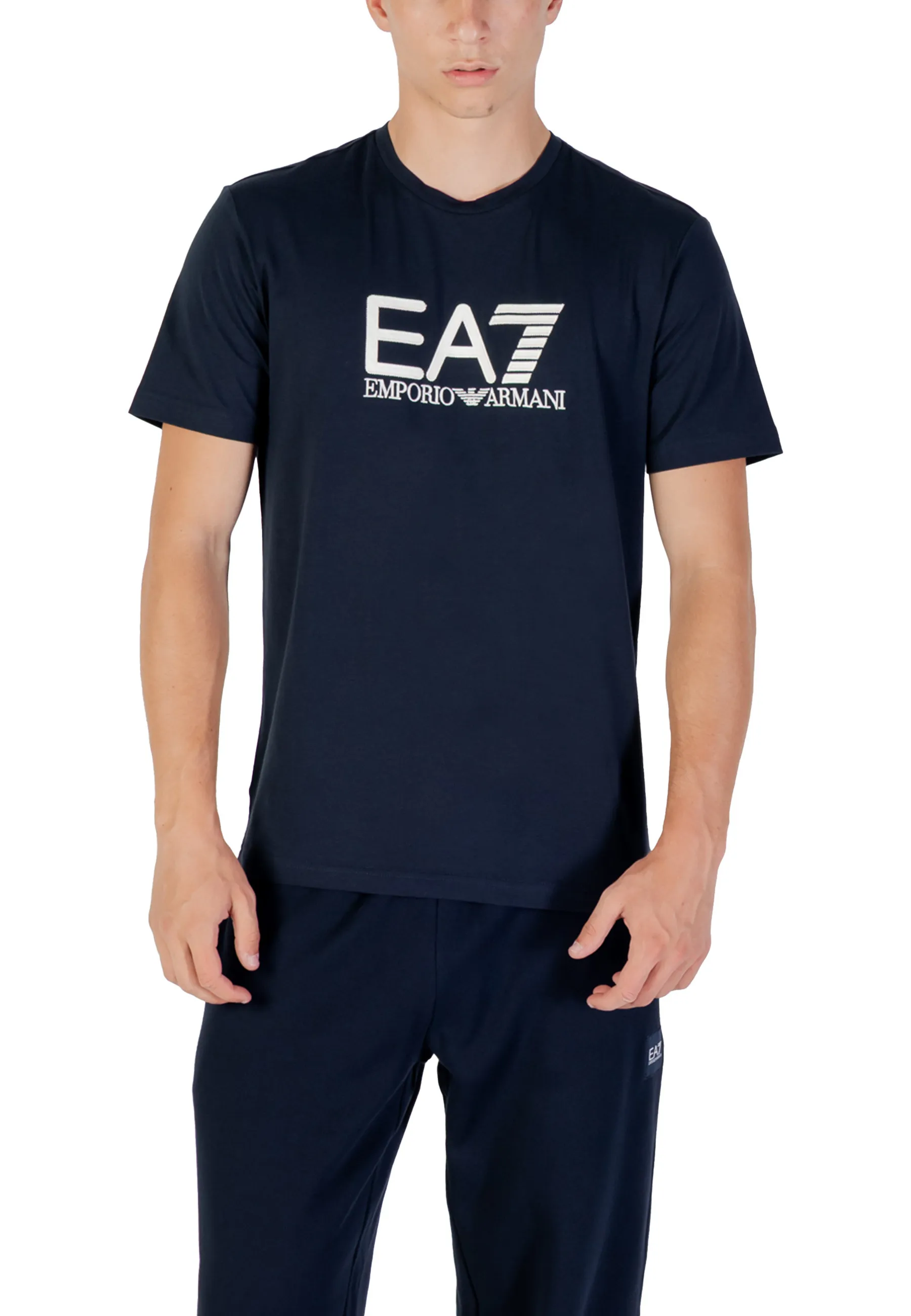 Ea7 Herren T-Shirt Blau 488700