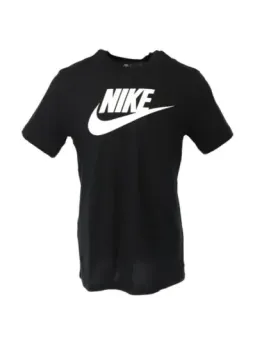 Schwarzes Nike-T-Shirt mit Logo