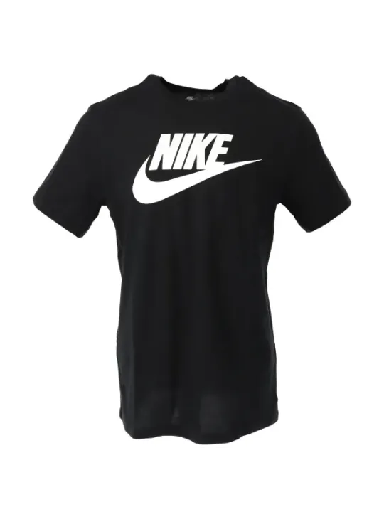 Schwarzes Nike-T-Shirt mit Logo