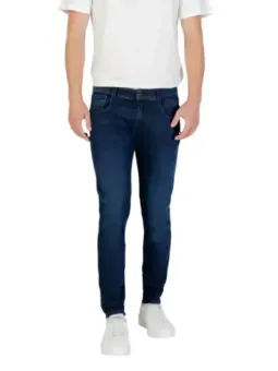 Miete stilvolle Replay Herren Jeans Blau für Herbst/Winter