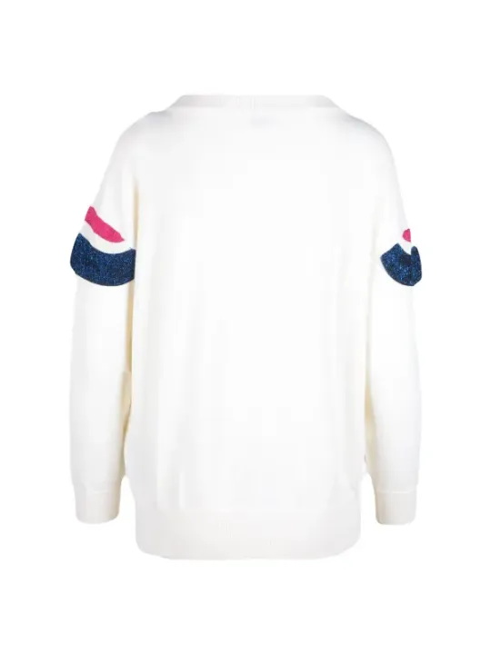 Ballantyne Pullover mit Denim-Akzenten