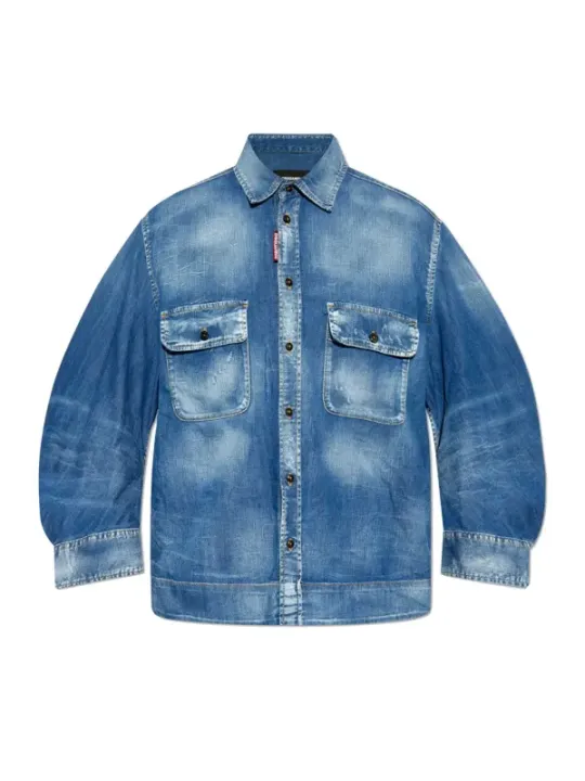 Dsquared2 Damen Hemd Blau | online kaufen