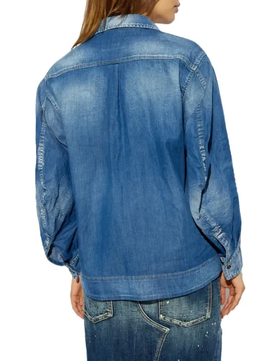 Dsquared2 Damen Hemd Blau | online kaufen