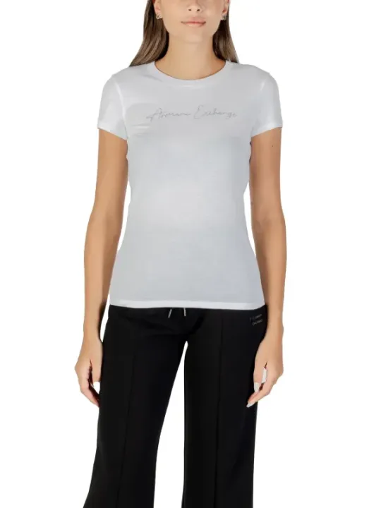 Armani Exchange Damen T-Shirt Weiß | online kaufen