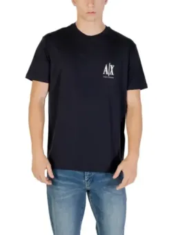Armani Exchange Herren T-Shirt Blau mieten | Flex-Fashion