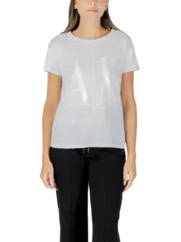 Armani Exchange Damen T-Shirt Weiß mieten - Flex-Fashion