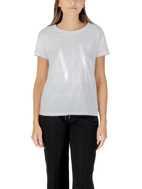 Armani Exchange Damen T-Shirt Weiß | online kaufen