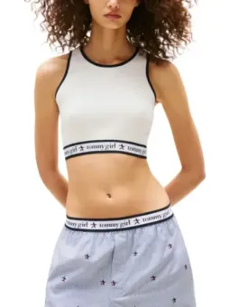 Tommy Hilfiger Jeans Damen Top Weiß | online kaufen