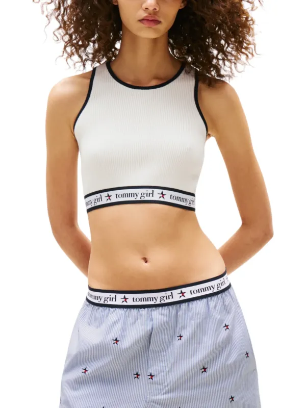 Tommy Hilfiger Jeans Damen Top Weiß | online kaufen