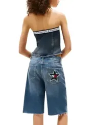 Tommy Hilfiger Jeans Damen Top Blau | online kaufen