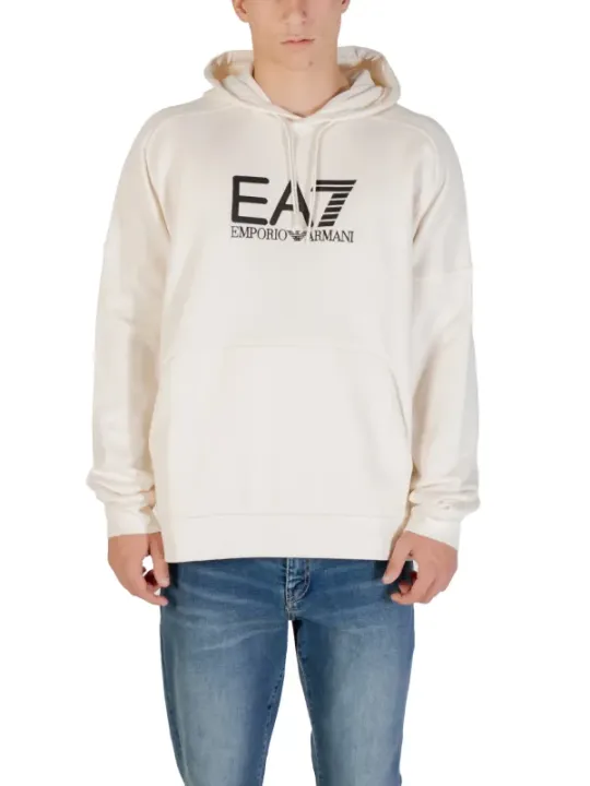 Ea7 Herren Fleece Weiß | online kaufen