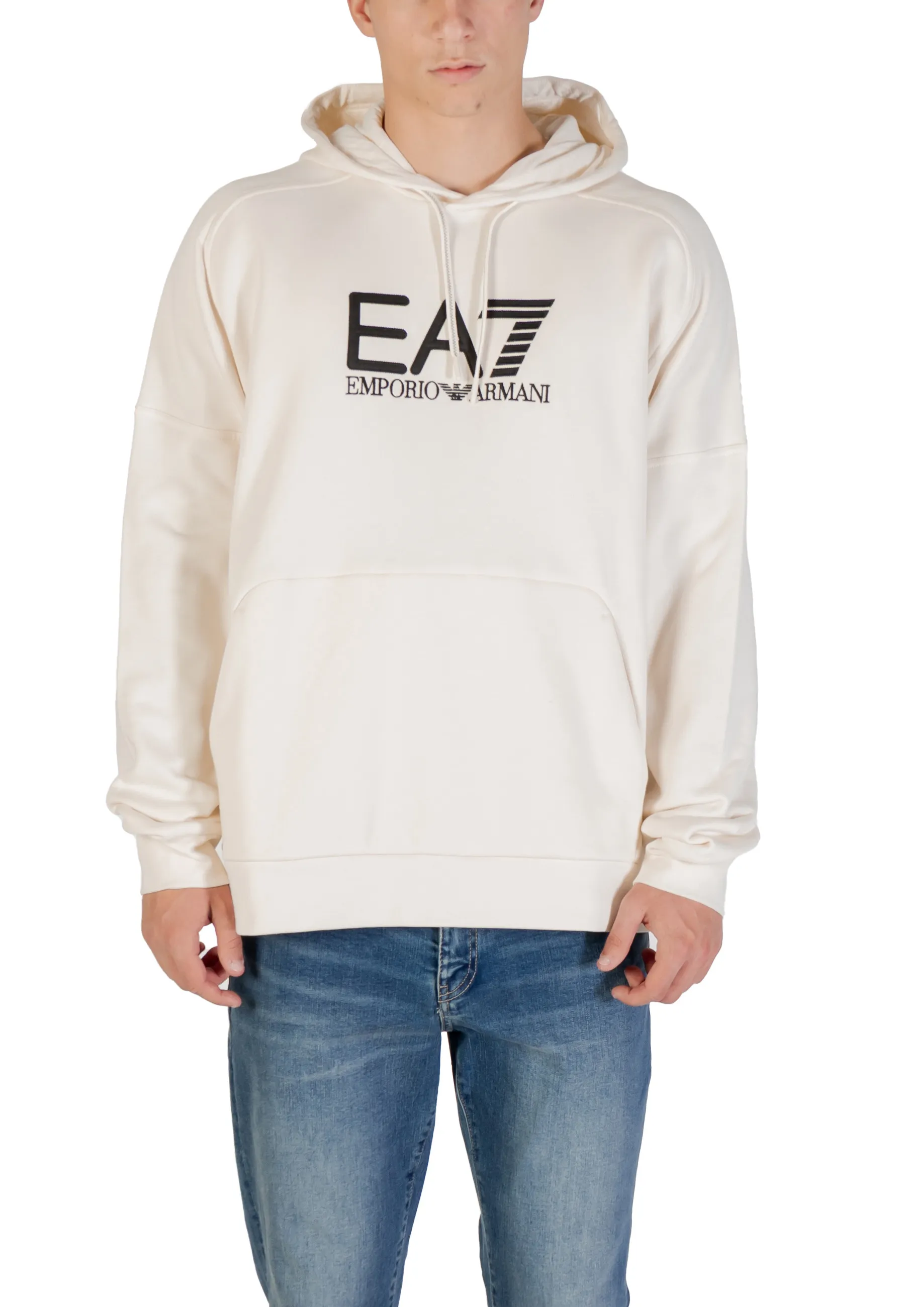 Ea7 Herren Fleece Weiß 489083