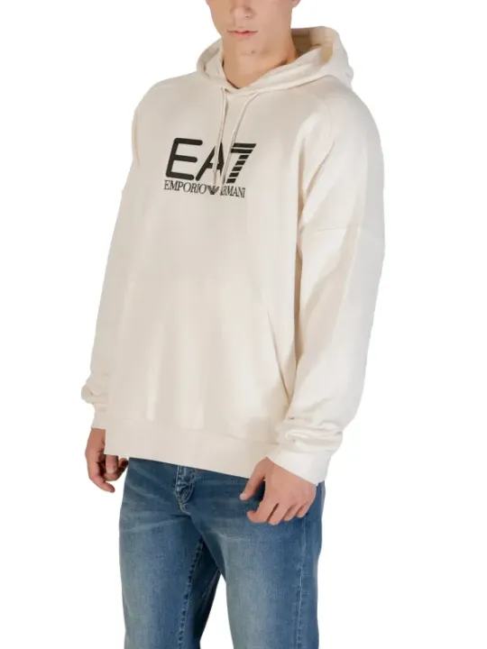 Ea7 Herren Fleece Weiß | online kaufen