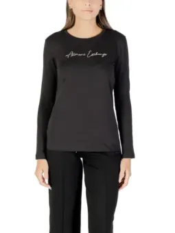 Armani Exchange Damen T-Shirt Schwarz mieten | Flex-Fashion