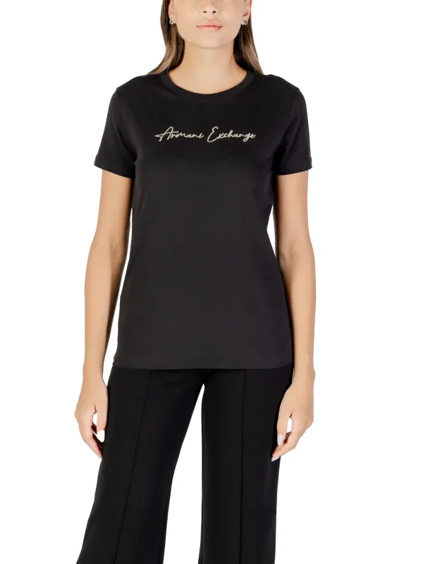Armani Exchange Damen T-Shirt Schwarz | online kaufen