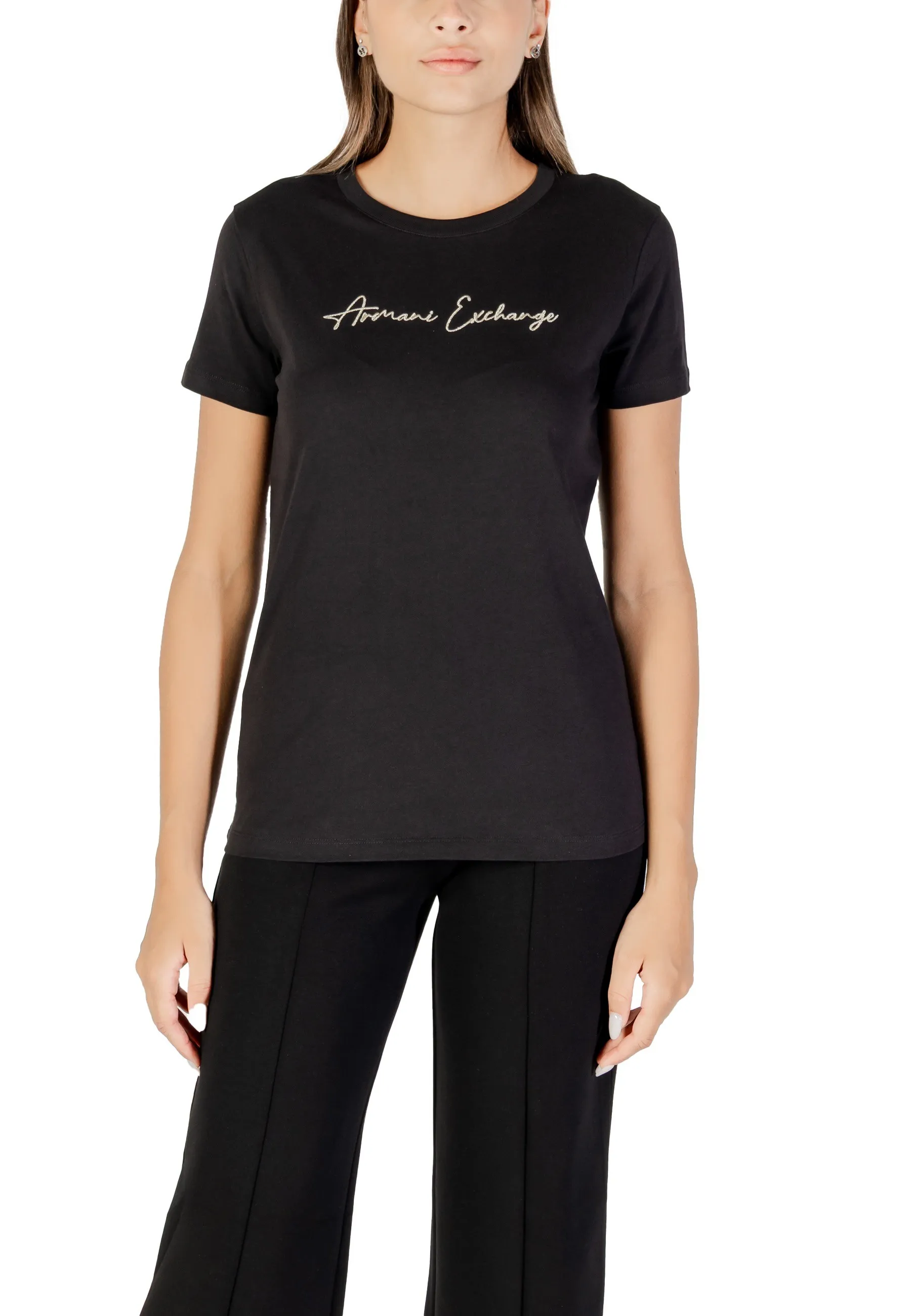 Damen T-Shirt Schwarz 488512