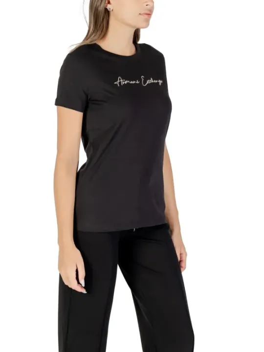 Armani Exchange Damen T-Shirt Schwarz | online kaufen