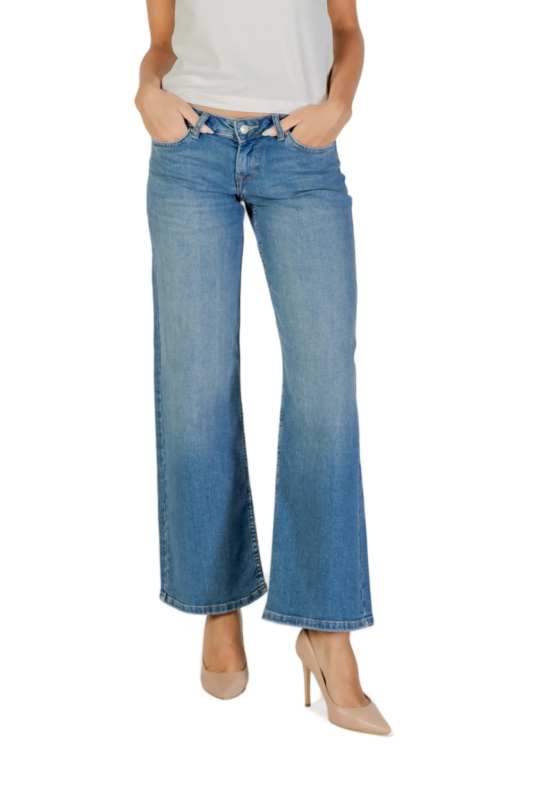 Only Damen Jeans Azurblau 489050