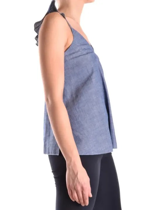 Dondup Damen Tank-Tops Blau | online kaufen