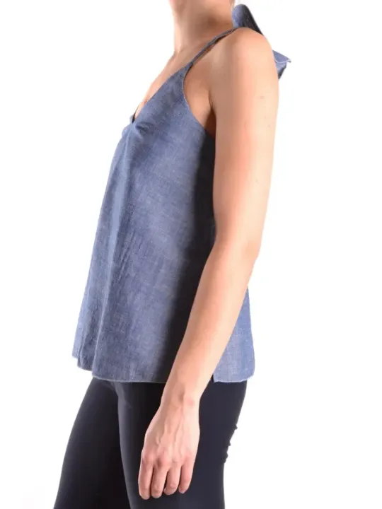 Dondup Damen Tank-Tops Blau | online kaufen