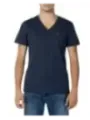 Tommy Hilfiger dunkelblaue Piqué V-Neck