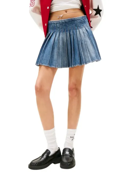 Tommy Hilfiger Jeans Damen Rock Blau | online kaufen