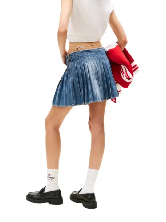 Tommy Hilfiger Jeans Damen Rock Blau | online kaufen