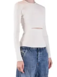 Diesel Damen Pullover Weiß | online kaufen