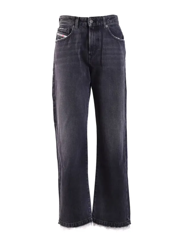 Diesel Damen Jeans Schwarz | online kaufen