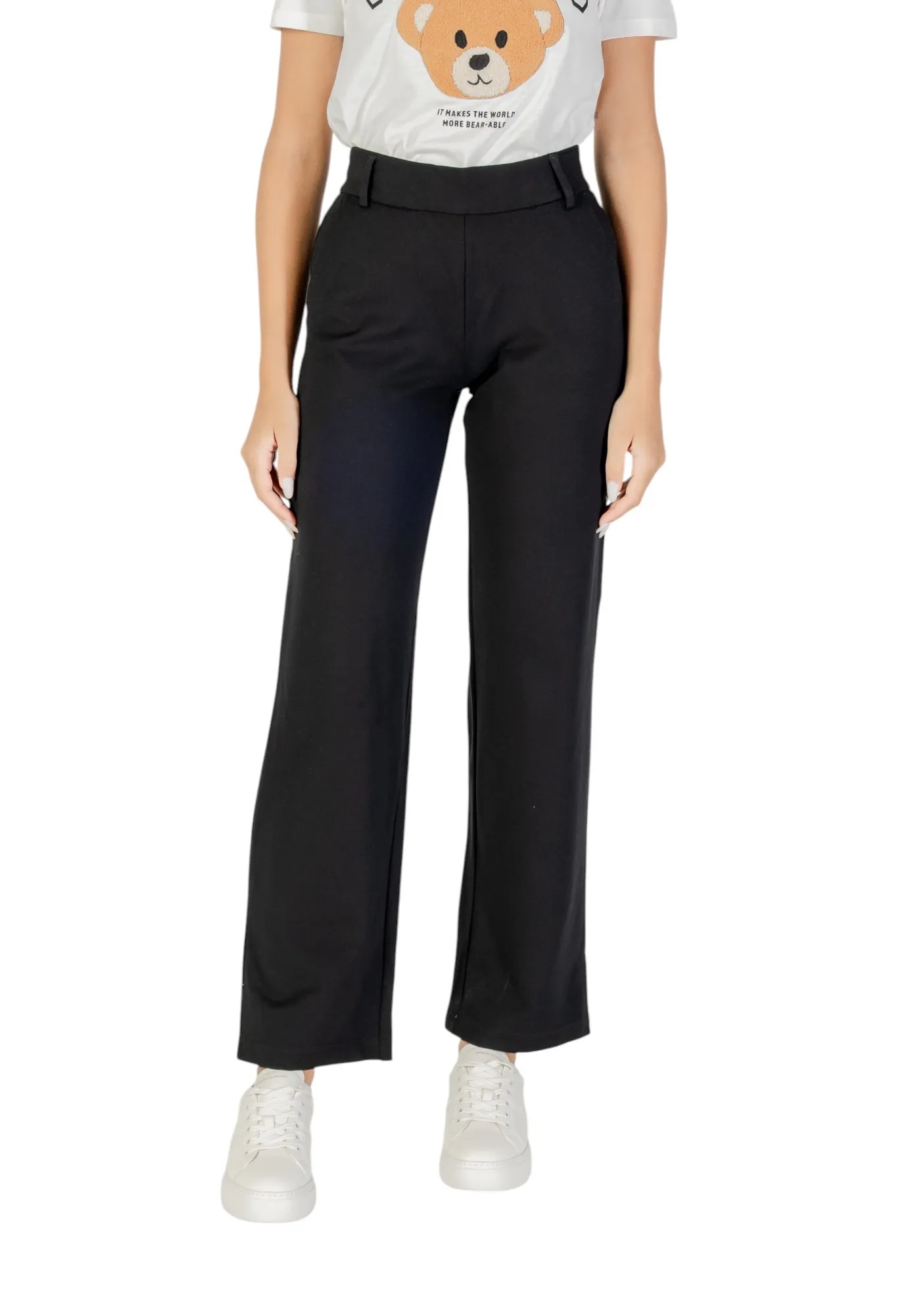 Only Damen Hose Schwarz 488523