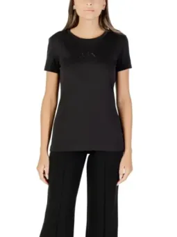 Mieten Sie Armani Exchange Damen T-Shirt Schwarz – Flex-Fashion