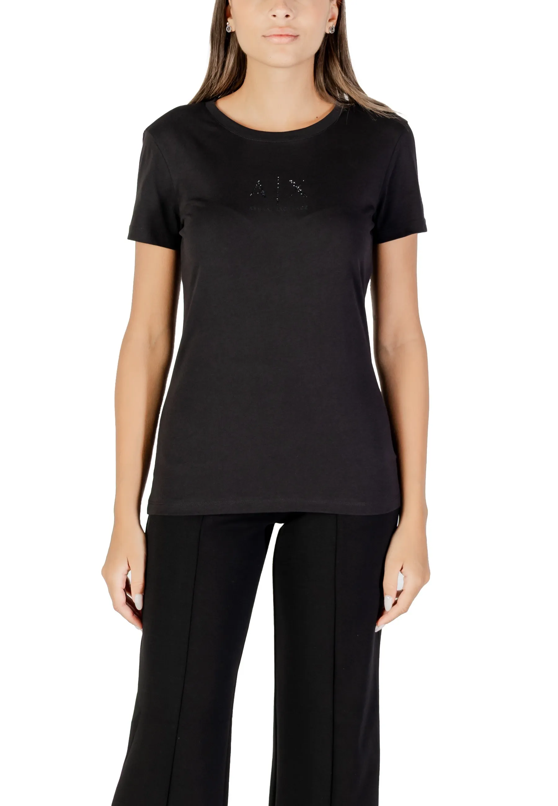 Damen T-Shirt Schwarz 488502