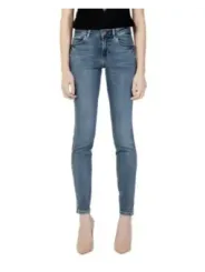 Mitteltiefe blaue Guess Skinny-Jeans aus Denim