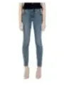 Mitteltiefe blaue Guess Skinny-Jeans aus Denim